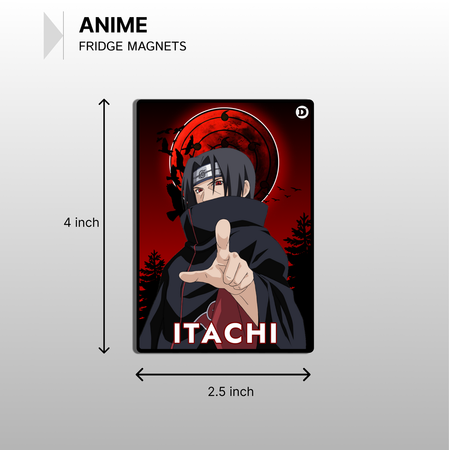 Itachi Uchiha Fridge Magnet