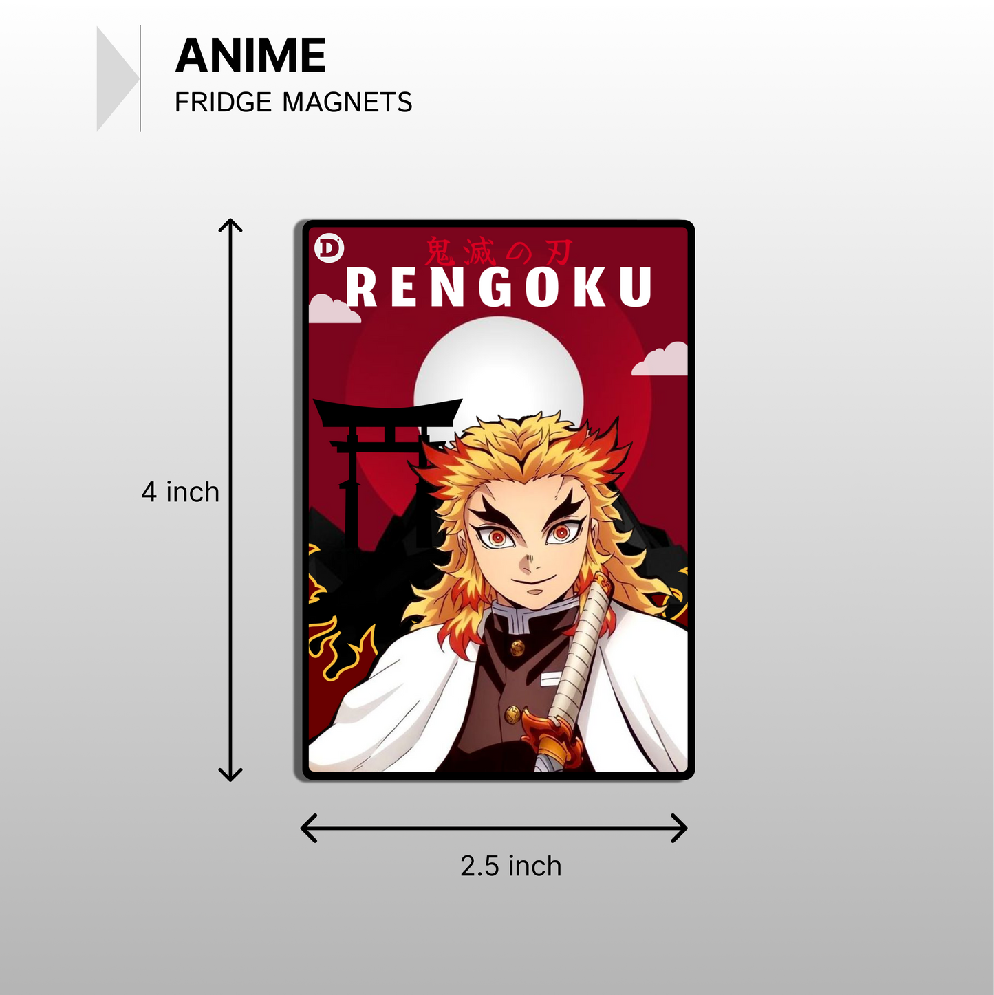 Kyojuro Rengoku Fridge Magnet