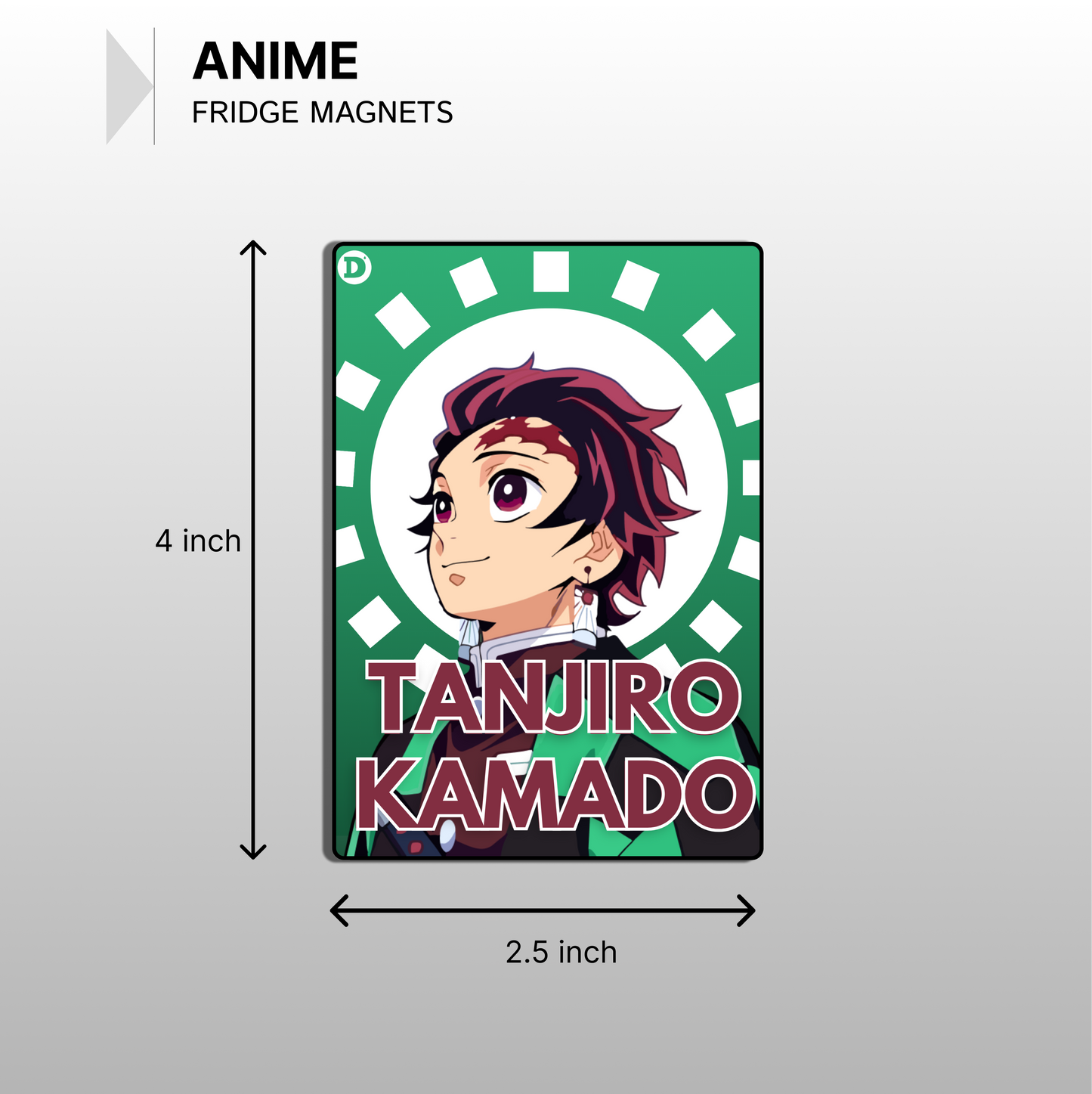 Tanjiro Kamado Fridge Magnet