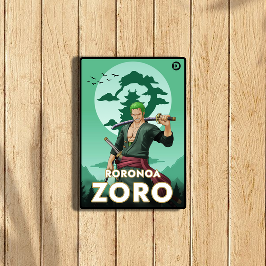 Pirate Hunter Zoro Fridge Magnet